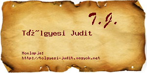 Tölgyesi Judit névjegykártya